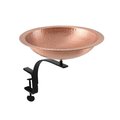Achla Designs Achla BBHC-02T-S Hammered Staked Birdbath; Solid Copper & Black BBHC-02T-S
